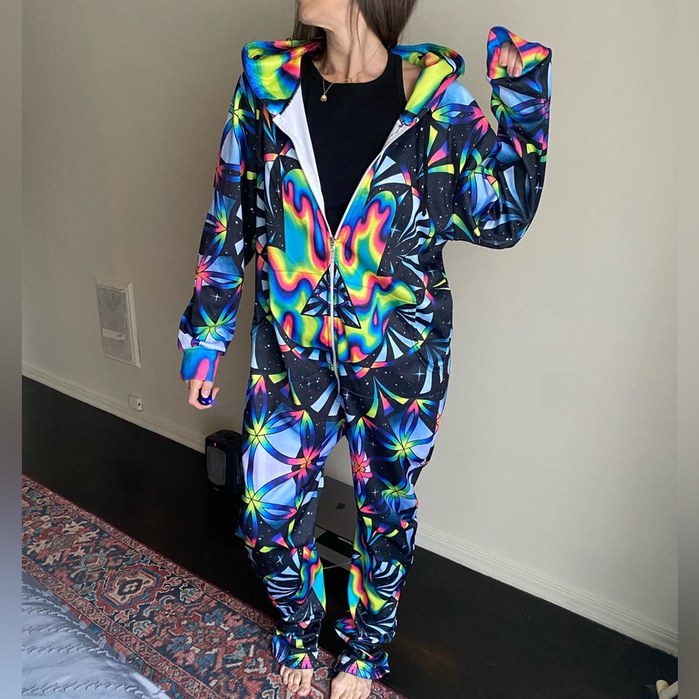 Colorful Psychedelic Women's Onesie